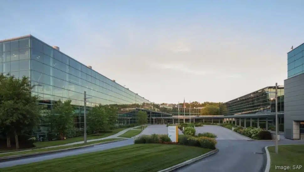 The headquarters of SAP America in Newtown Square.