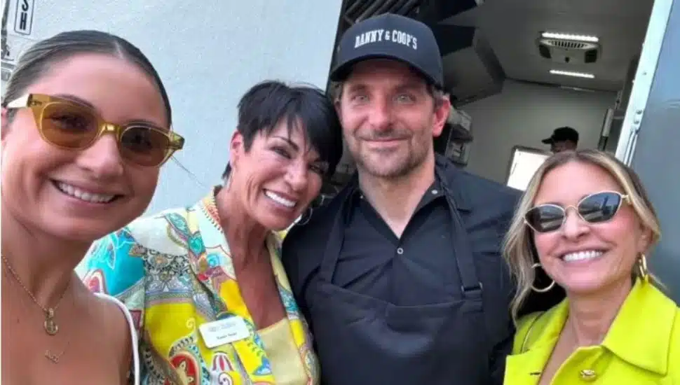 Susan Noles with Bradley Cooper.