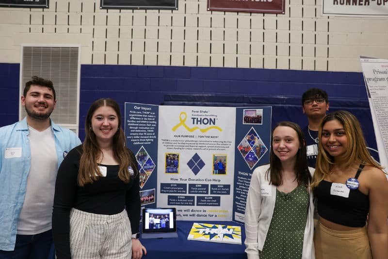 Brandywine Benefitting THON presented their work from this past academic year at the Student Engagement Expo.