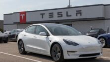 The property hosting Warminster’s Tesla dealership, the first in Bucks County has been listed for sale at nearly $19 million.