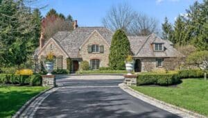 A French Colonial home for sale in Haverford.