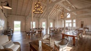 A weathered barn in Chester County has recently been fully renovated to turn it into a stunning space for entertaining by its new owner.