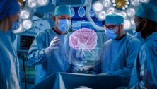 Doctors at Penn Hospital temporarily implanted a brain-computer interface device into a patient’s brain during a brain operation, with hopes of making it a standard form of care in the future.