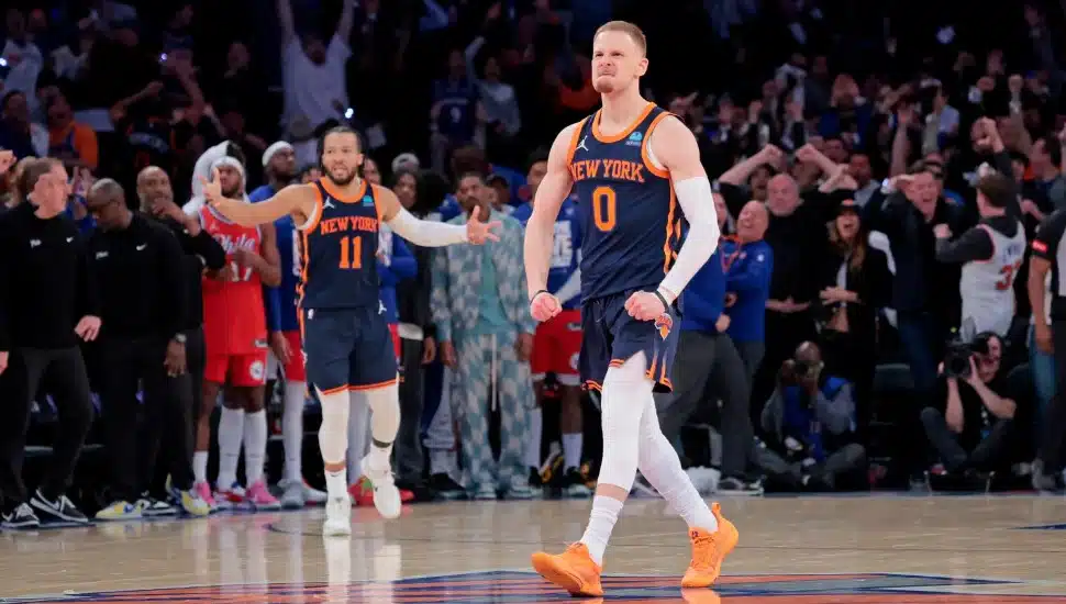 Former Villanova Wildcat and New York Knicks player Donte DiVincenzo.