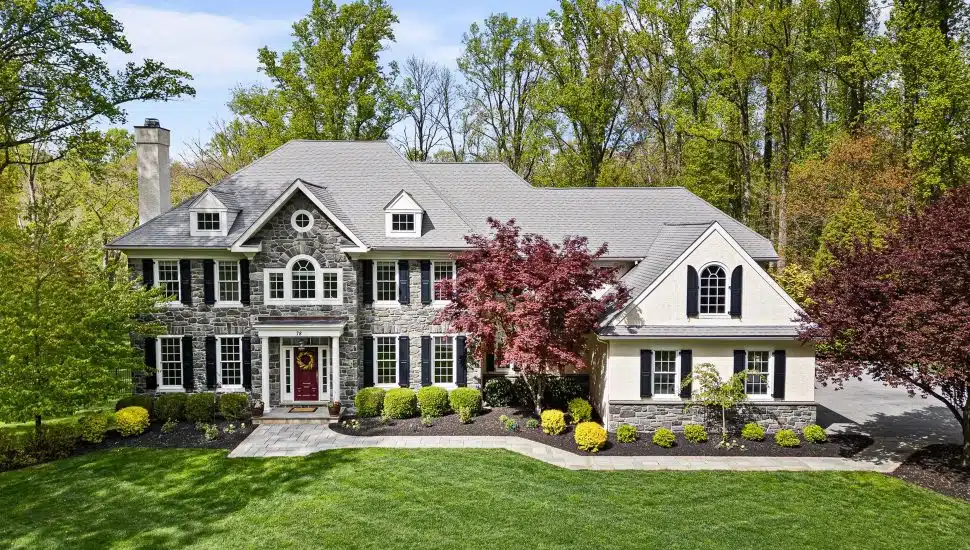 A stone-front Colonial for sale in Chadds Ford.