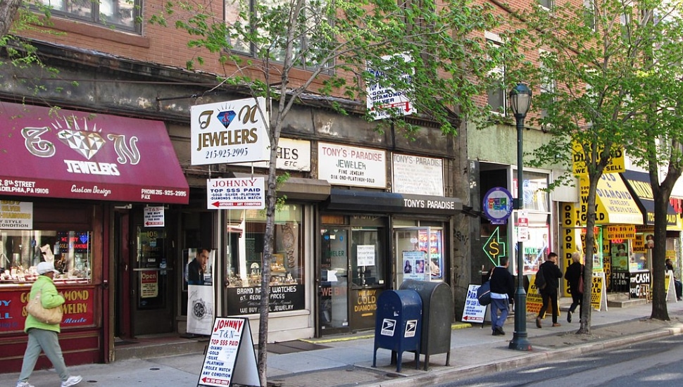 Philadelphia's Jewelers Row has an interested backstory, with its origins that date back centuries