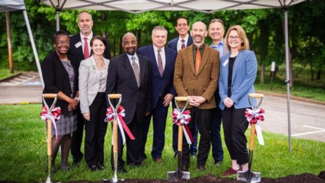 Eastern University hosted a ceremony to celebrate the Groundbreaking of Templeton Hall (formerly Workman Hall) on May 10.