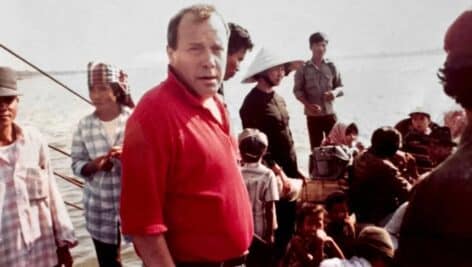 Mr. Allman in the mid-1970s during one of his many reporting trips to Cambodia. He launched his career there and in Laos.