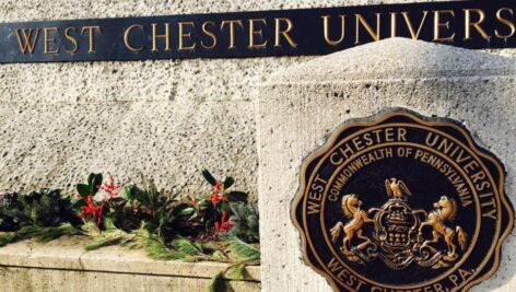 Image of West Chester University sign.