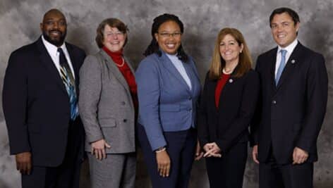 The members of Delaware County Council.