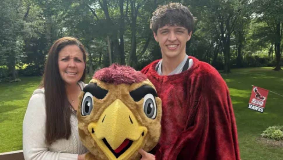 Family Tradition: Son Follows in His Mother’s Footsteps to Become St. Joe’s Mascot