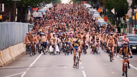 Philadelphia has been ranked as the third-best city in the nation for naked bike riding.