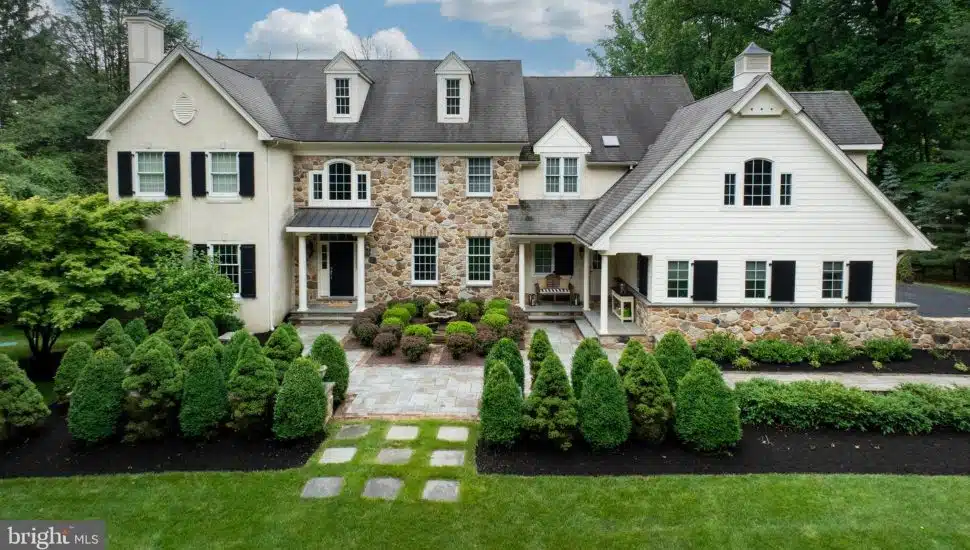 A six-bedroom Chadds Ford colonial home is for sale.