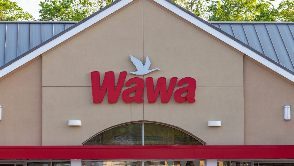A Wawa sign