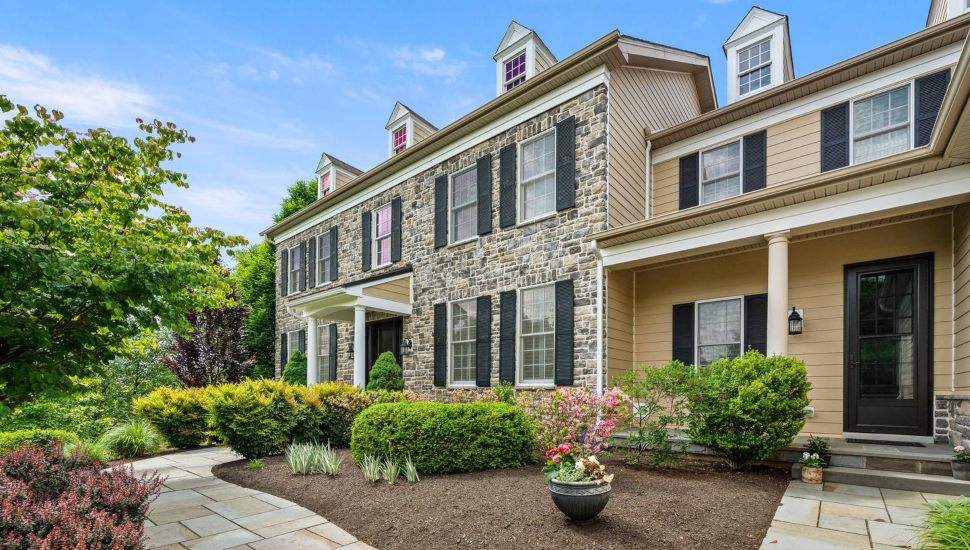 A stone-front Colonial in Chadds Ford is available for sale.