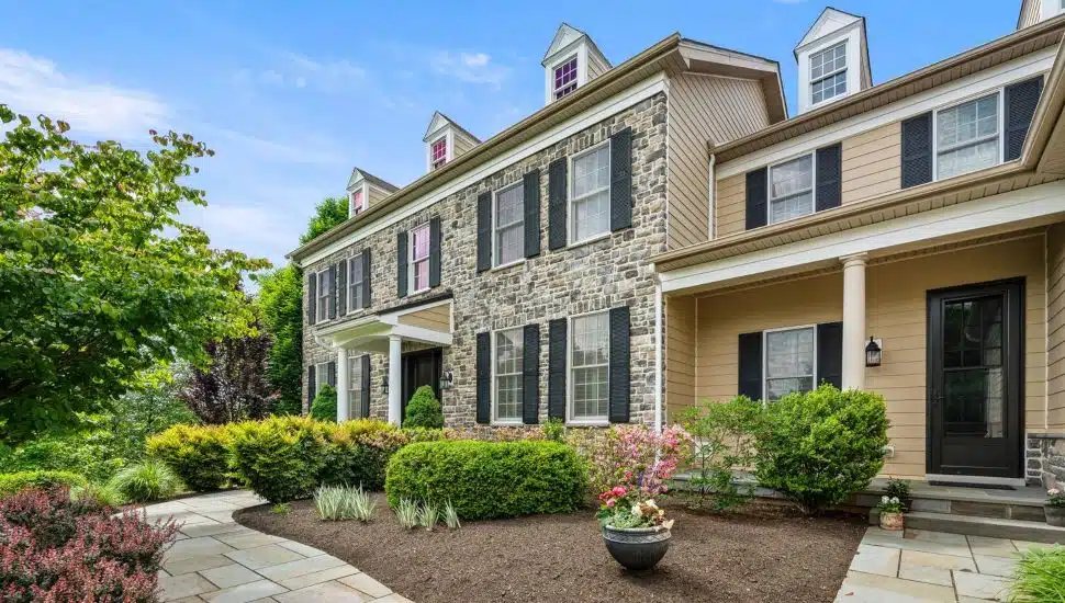 A stone-front Colonial in Chadds Ford is available for sale.