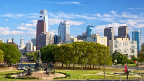 Ben Franklin Parkway was created by two French architects, and the idea was inspired by the Champs-Élysées in Paris.