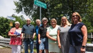 A bridge in Falls Township was recently dedicated in honor of Edward Nelson Beers, a Pennsbury High School graduate killed in the Vietnam War.