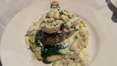 Kings Tavern's Filet Mignon Giovanna.