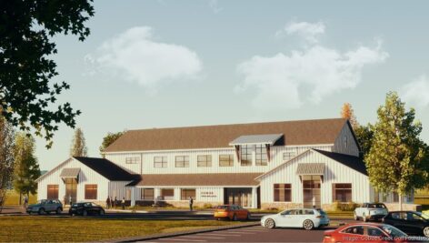 A rendering of the TGR Learning Lab planned for the Cobbs Creek Golf Course as pat of the $100 million restoration project.