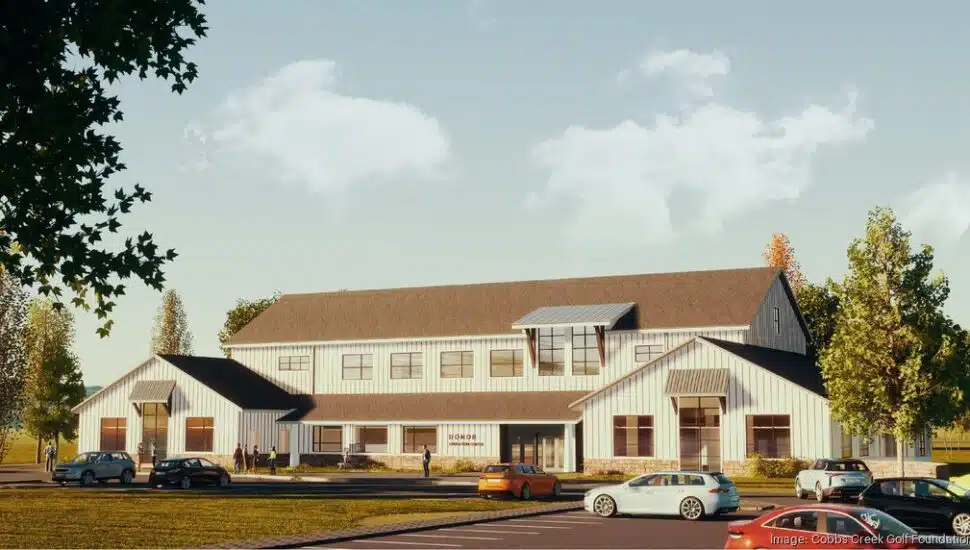A rendering of the TGR Learning Lab at the Cobbs Creek Golf Course.
