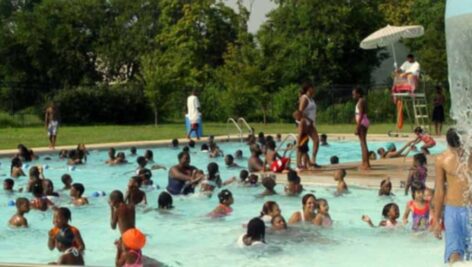 The Memorial Park pool, one of the free options available to Chester youth this summer.