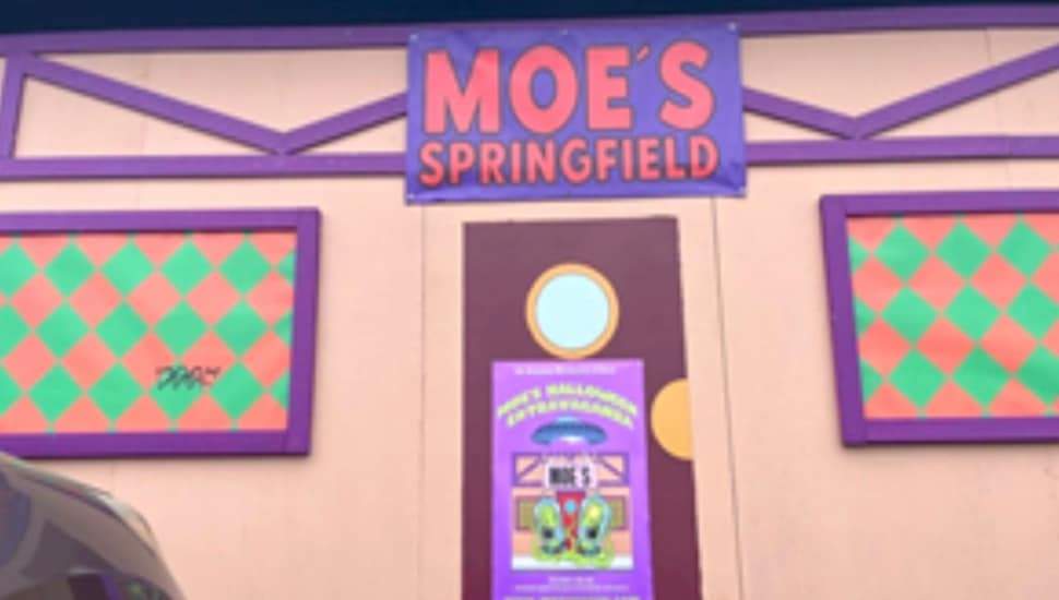 The entrance to the Moe's Tavern pop-up bar that came to the Springfield Mall and has shown up around the country.