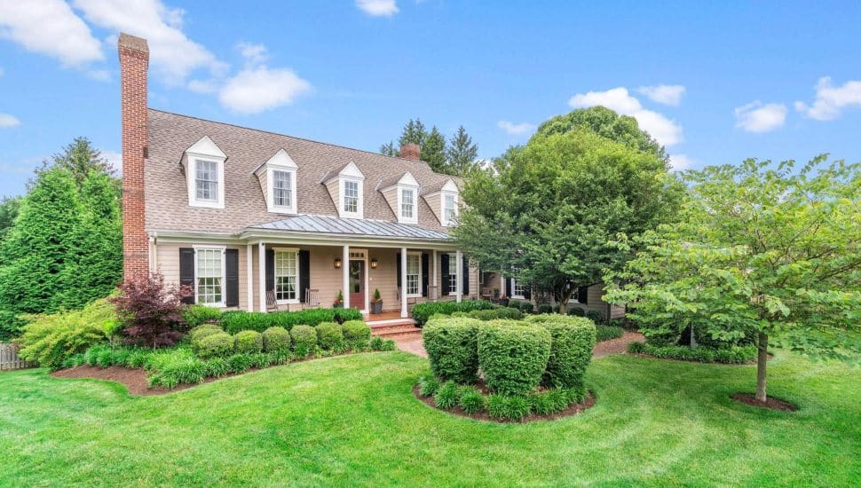 This Virginia farmhouse is for sale in Glen Mills.