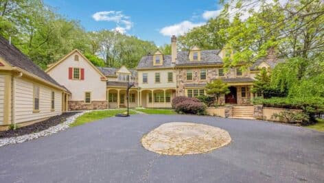 A Newtown Square English Manor home is for sale.