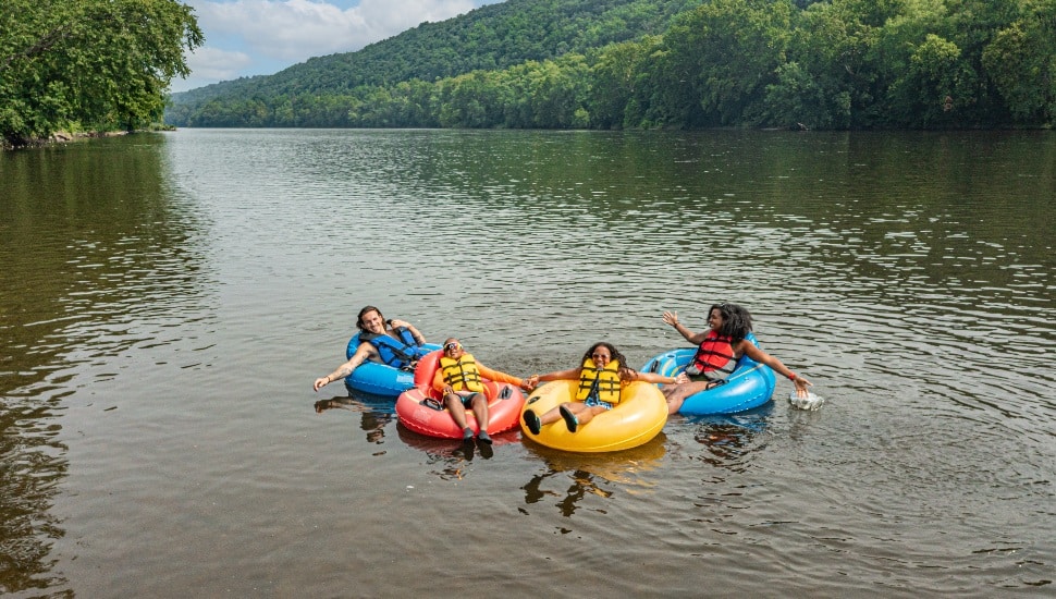 Bucks County River Country in Point Pleasant offers a perfect way to relax and spend a fun few hours on the Delaware River.