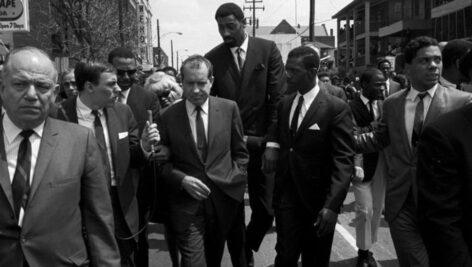 Wilt Chamberlain served as “community relations” adviser to Richard Nixon's campaign on his quest to become the 37th president of the U.S. His role was to help Nixon connect more with Black voters and help sway Black voters to vote for Nixon.