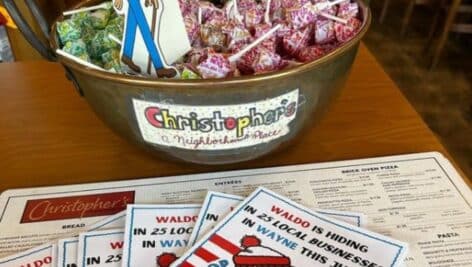 Christopher's: A Neighborhood Place in Wayne has some kid-friendly distractions like games and lollipops.