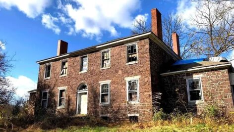 Archaeologists have uncovered human remains at the Hood Mansion in Limerick, The remains have yet to be identified.