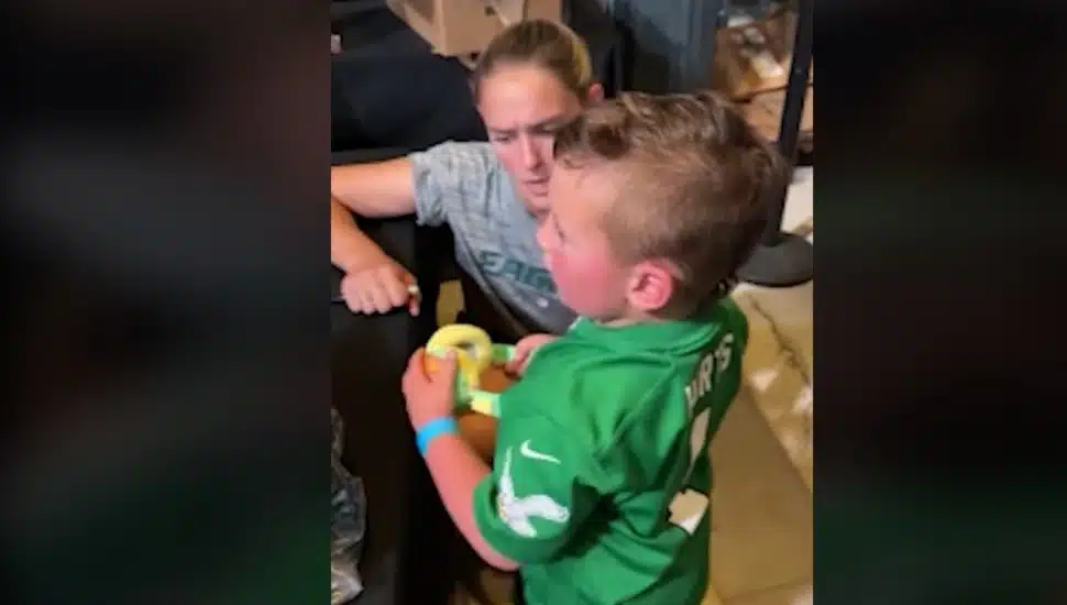 A Viral Moment Between Kylie Kelce and a 4-Year-Old With Autism