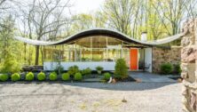 A mid-century modern house with wall-to-wall windows in Lambertville, New Jersey, is one of the 51 best Airbnbs in the United States.