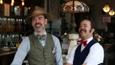 : Brothers Ryan Berley, left, and Eric Berley are the co-owners of The Franklin Fountain in Old City Philadelphia.