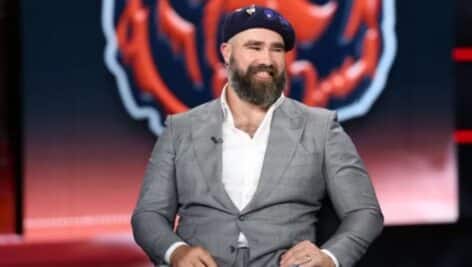 ESPN's newest star is former Eagles center Jason Kelce, who will appear as a studio analyst ahead of "Monday Night Football."