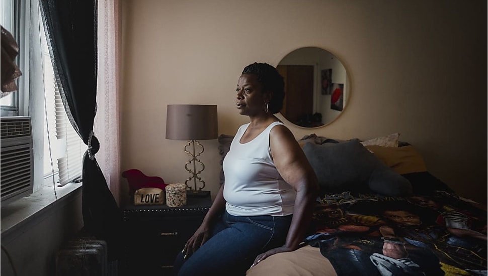 Mercedes Peterson negotiated to stay in her Philadelphia apartment after an illness caused her to fall behind on rent. Peterson is one of thousands of Philadelphia renters who have stayed in their homes through the city's eviction diversion program.