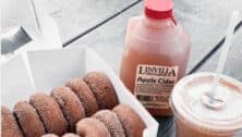 You can find some tasty apple cider and apple cider doughnuts at Linvilla Orchards.