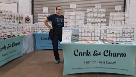 Patrycja Hosback, founder of Cork and Charm, is the organizer behind the Craft Out Cancer Fundraising Event in Oaks