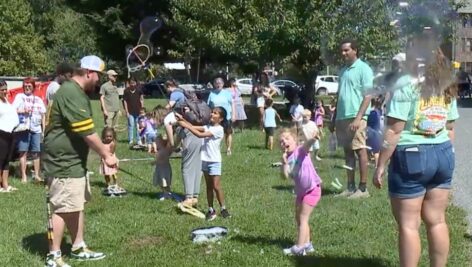 Brian Maloney, a Phoenixville native, creates his very own bubbles for an unforgettable experience for children and adults alike.