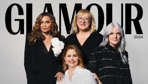 Donna Kelce is one of four moms featured on a Glamour Magazine cover.