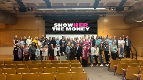 Attendees at the Show Her the Money screening at West Chester University.