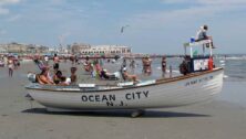 Bucks County residents Chuck and Linda Ormsby find perfect getaway place for their family of 17 in an oceanfront Ocean City house.