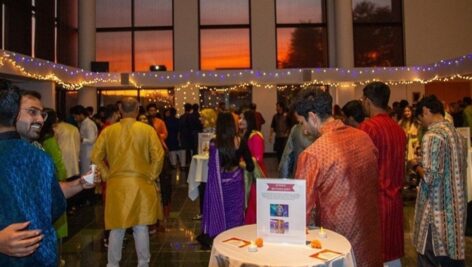 Attendees at Penn State Great Valley's Bollywood event.