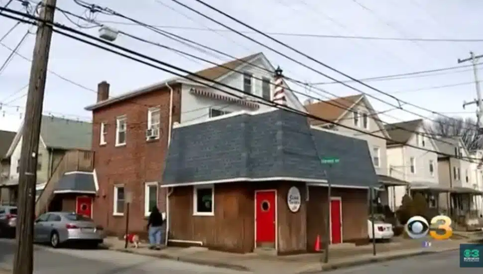 The exterior of The Original Clam Tavern in Clifton Heights.