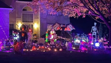 Sheri and Chris Connolly spared no expense for their Halloween decor.