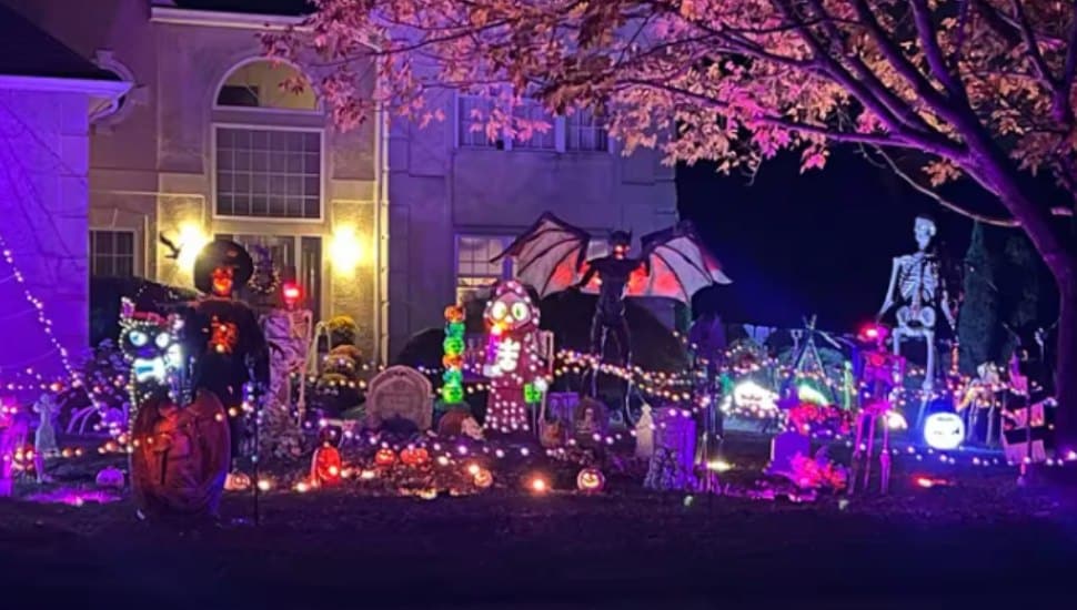 Sheri and Chris Connolly spared no expense for their Halloween decor.