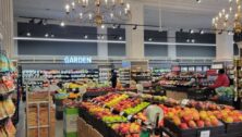 Fresh produce on display at the Giant Heirloom Market store in Center City.