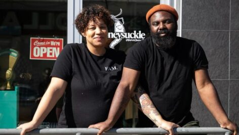 Omar Tate and Cybille St. Aude-Tate of Honeysuckle Provisions.